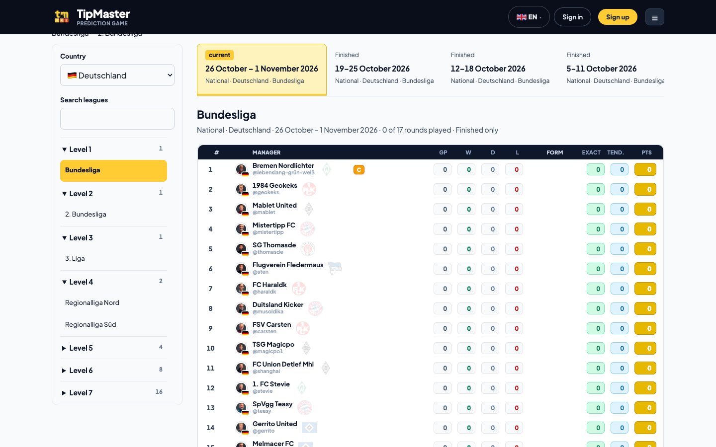 Tables: On your desktop