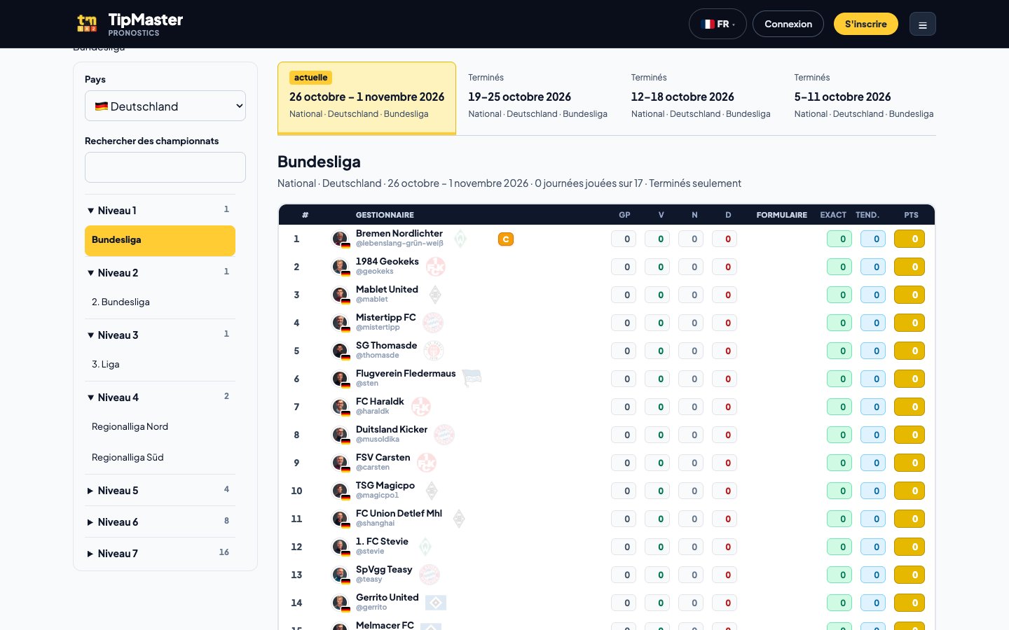 Classements: Sur ton bureau