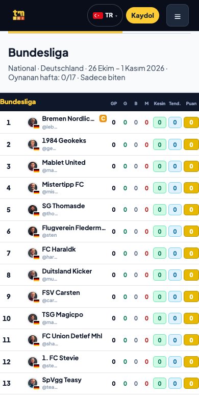 Sıralamalar: Telefonunuzda